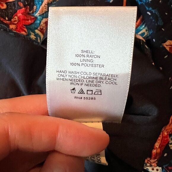 NWT! Express patterned spaghetti strap dress. Size small - Picture 11 of 11